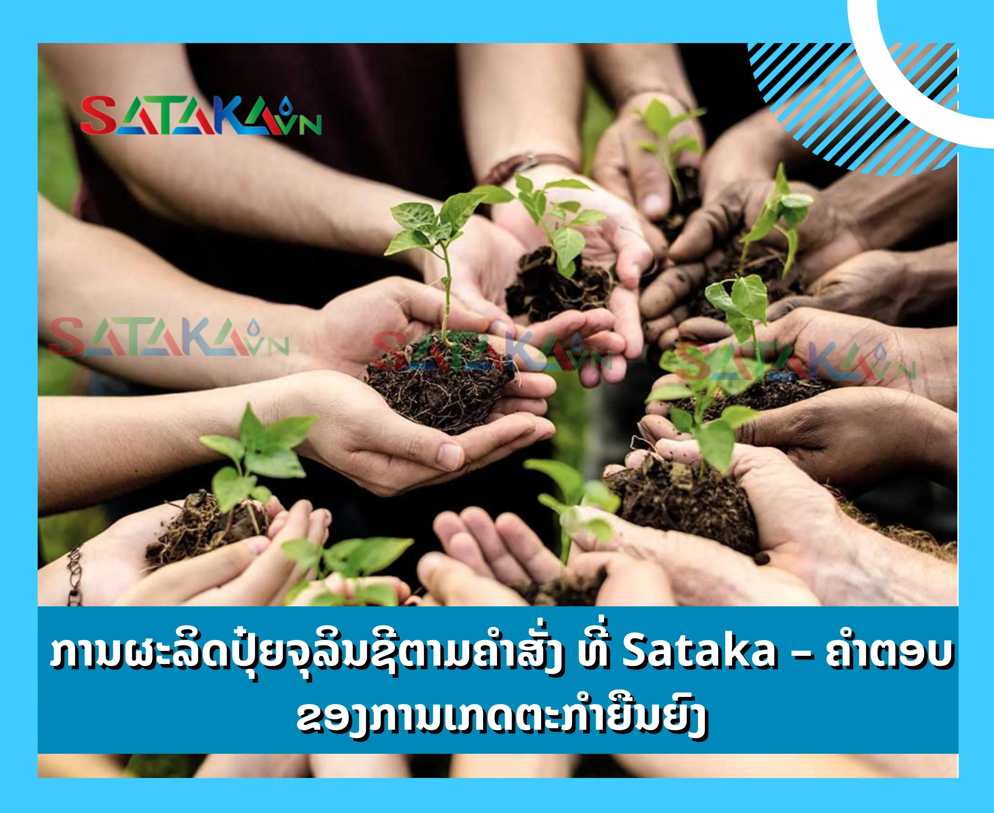 ການຜະລິດປຸ໋ຍຈຸລິນຊີຕາມຄຳສັ່ງ ທີ່ Sataka – ຄຳຕອບຂອງການເກດຕະກຳຍືນຍົງ
