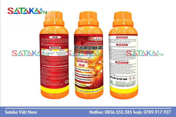 Phân tích nồng độ "vàng" 380g/l (38% w/v) trong chế phẩm Sataka