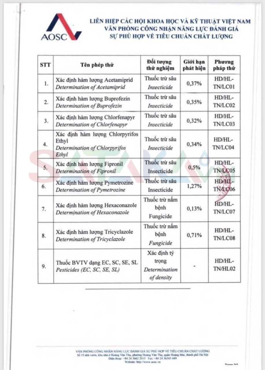 CÔNG TY CỔ PHẦN SATAKA VIỆT NAM