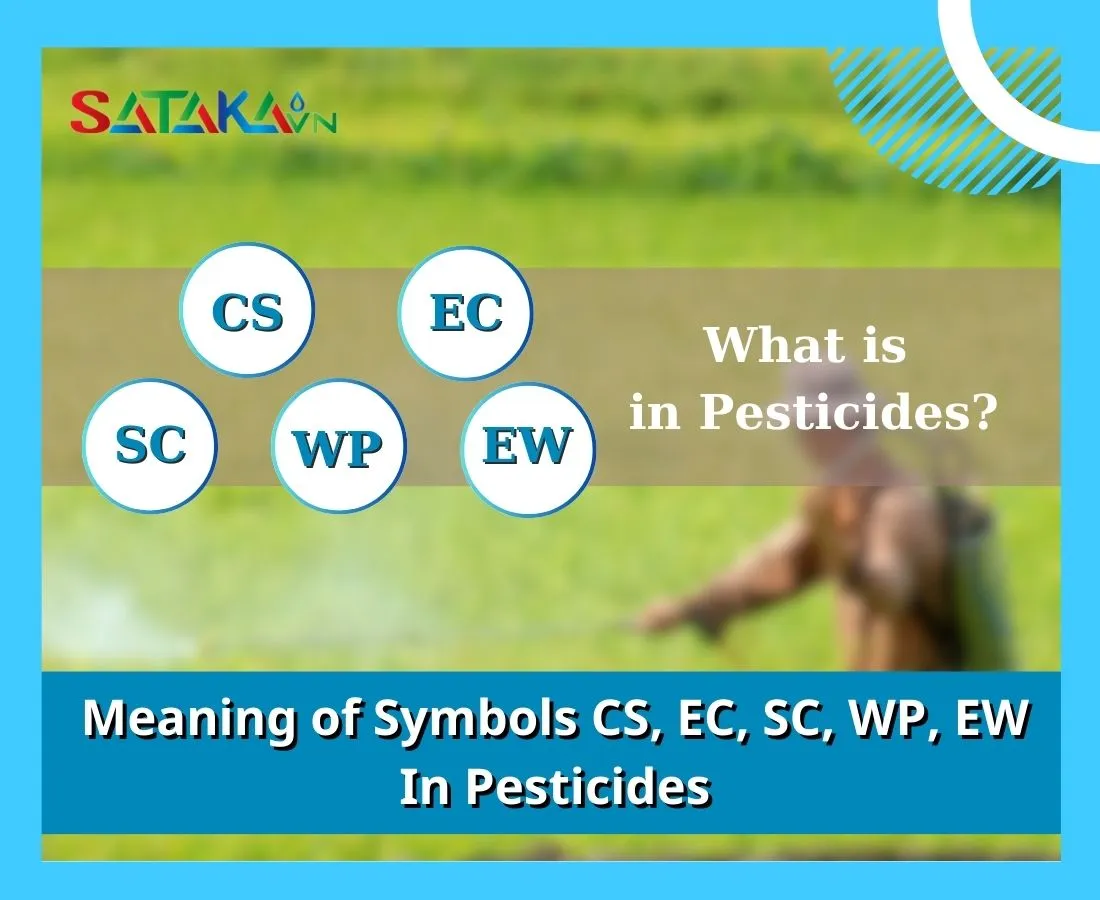 Meaning of Symbols CS, EC, SC, WP, EW in Pesticides