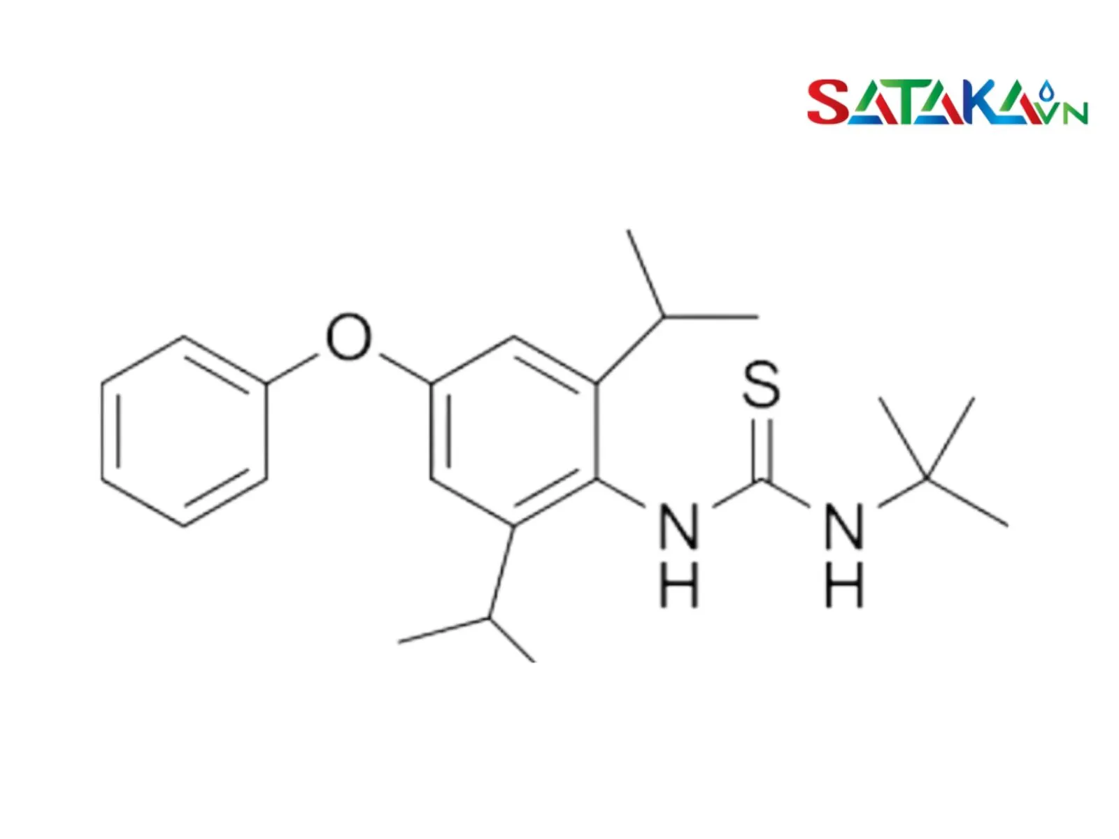 活性成分丁醚脲的化学式