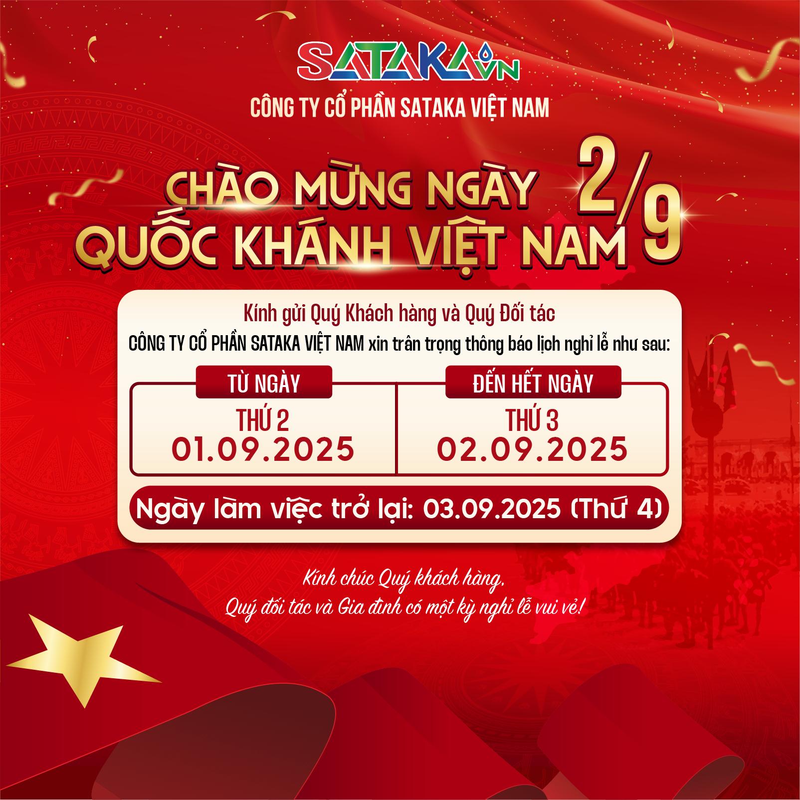 CÔNG TY CỔ PHẦN SATAKA VIỆT NAM