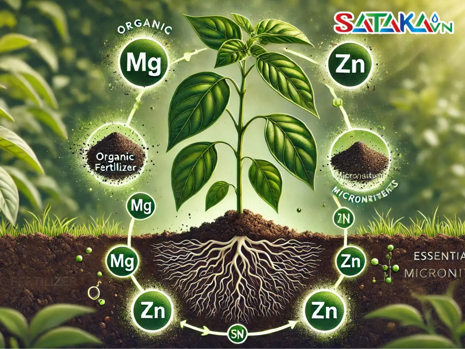 Bón thêm phân hữu cơ, Mg, Zn để cây mau hồi phục