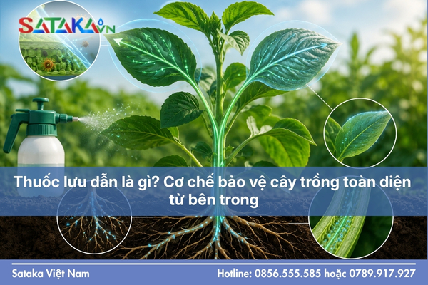 Thuốc lưu dẫn là gì? Cơ chế bảo vệ cây trồng toàn diện từ bên trong