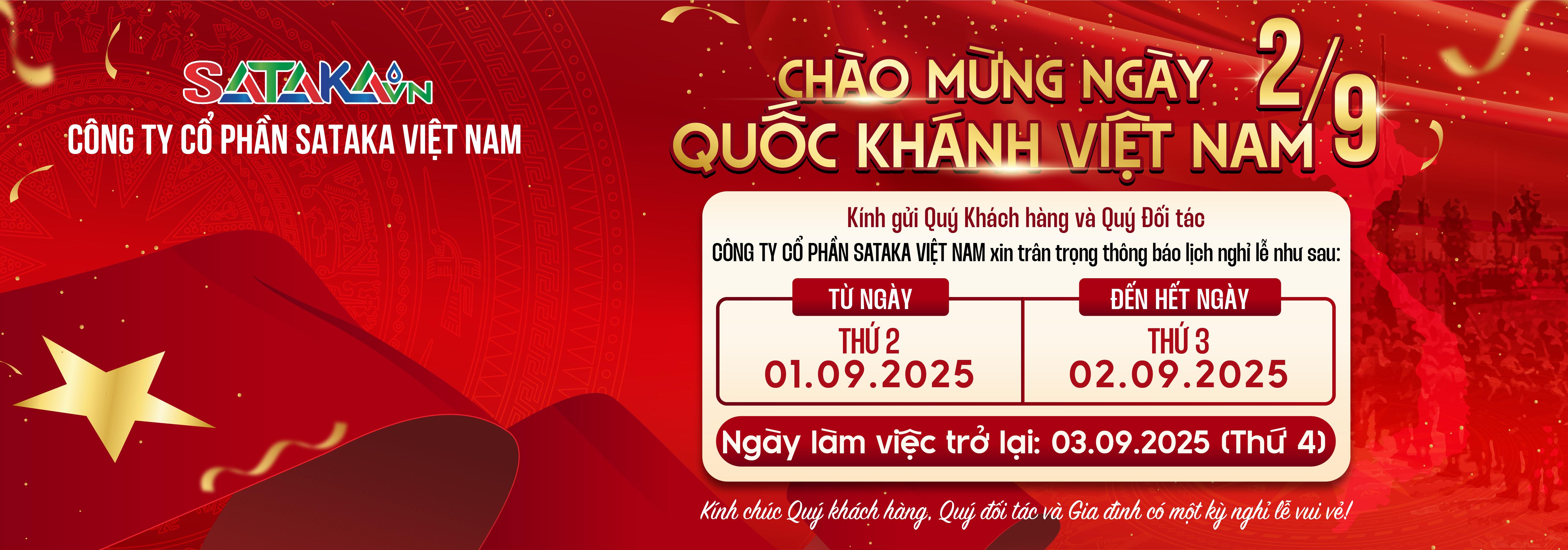 CÔNG TY CỔ PHẦN SATAKA VIỆT NAM